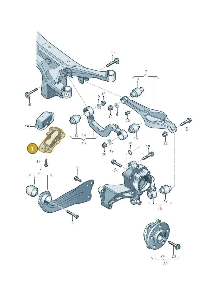 3C0505130B — SEAT Alhambra Stylance (2015-2022) diagram 460505300, position 1