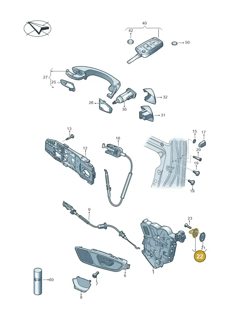 3C0837033B — SEAT Arona FR (2017-) diagram 893837000, position 22