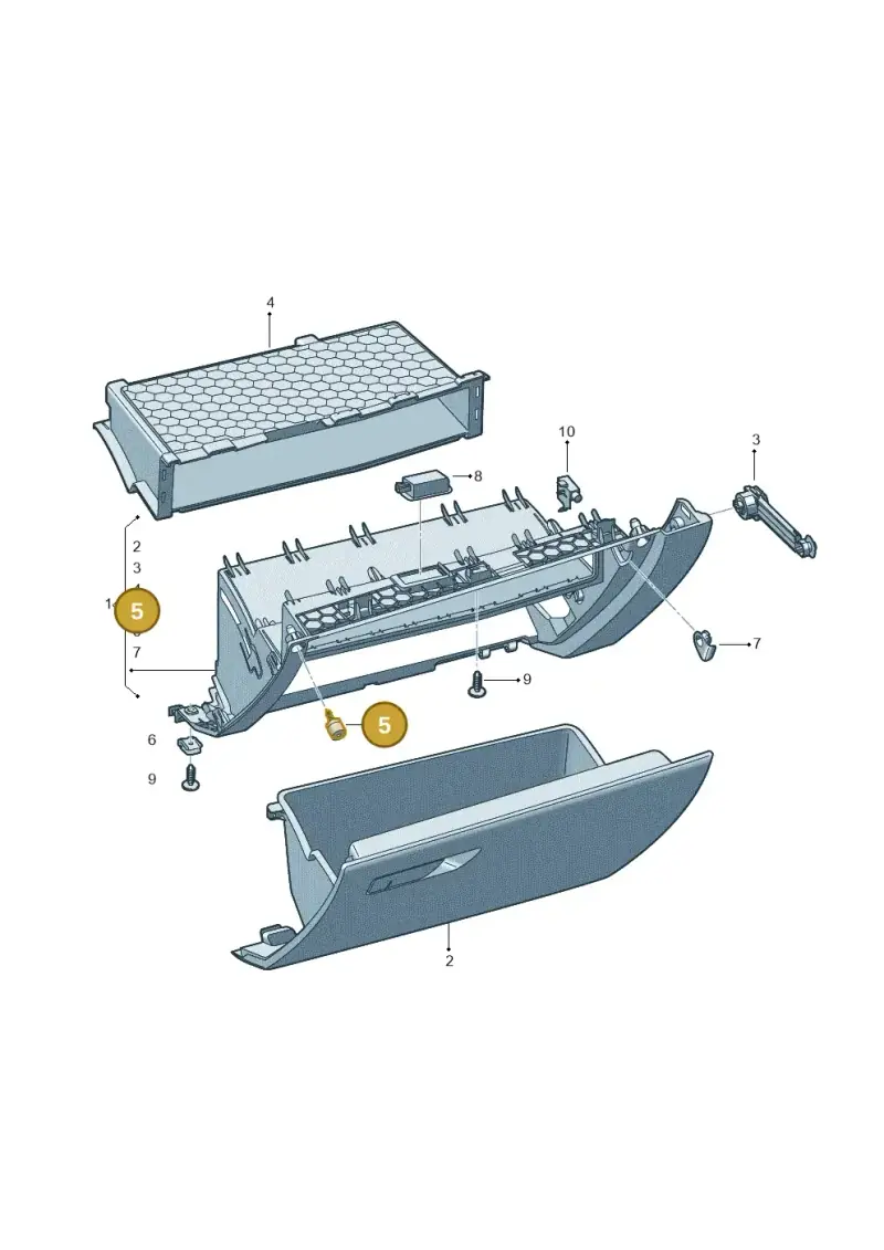 3C0857145 — SEAT Formentor TSI CUPRA (2020-) diagram 5fn857020, position 5