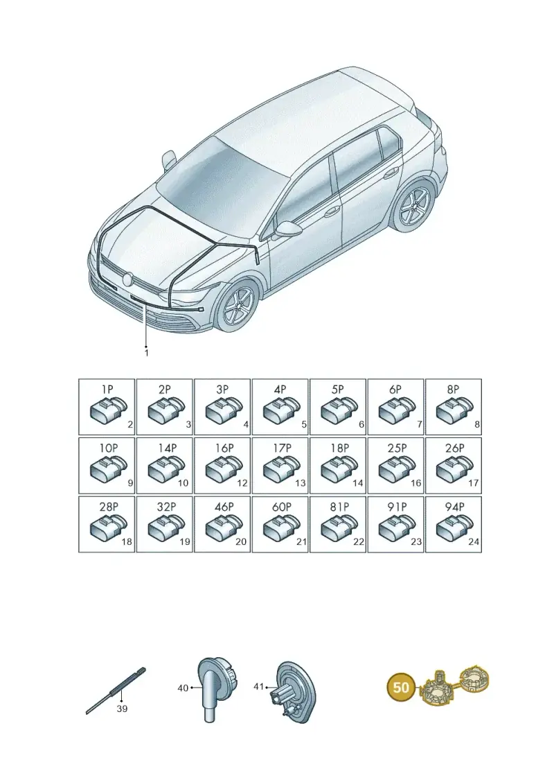 3C0971260A — SEAT Formentor TSI CUPRA (2020-) diagram 5h0971080, position 50
