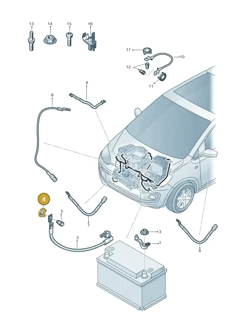3C0971260C — SEAT Mii electric (2020-2021) diagram 772971010, position 4