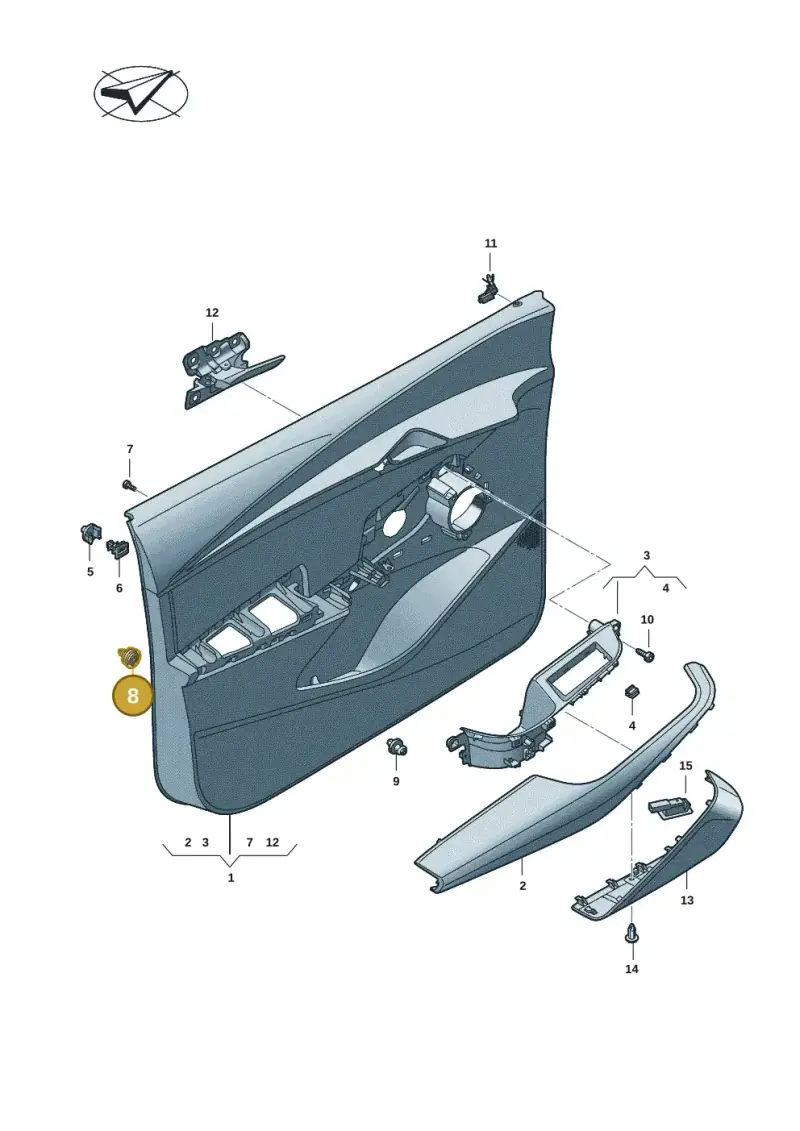 3CN868243 — SEAT Tavascan Cupra (2023-) diagram 20h867000, position 8