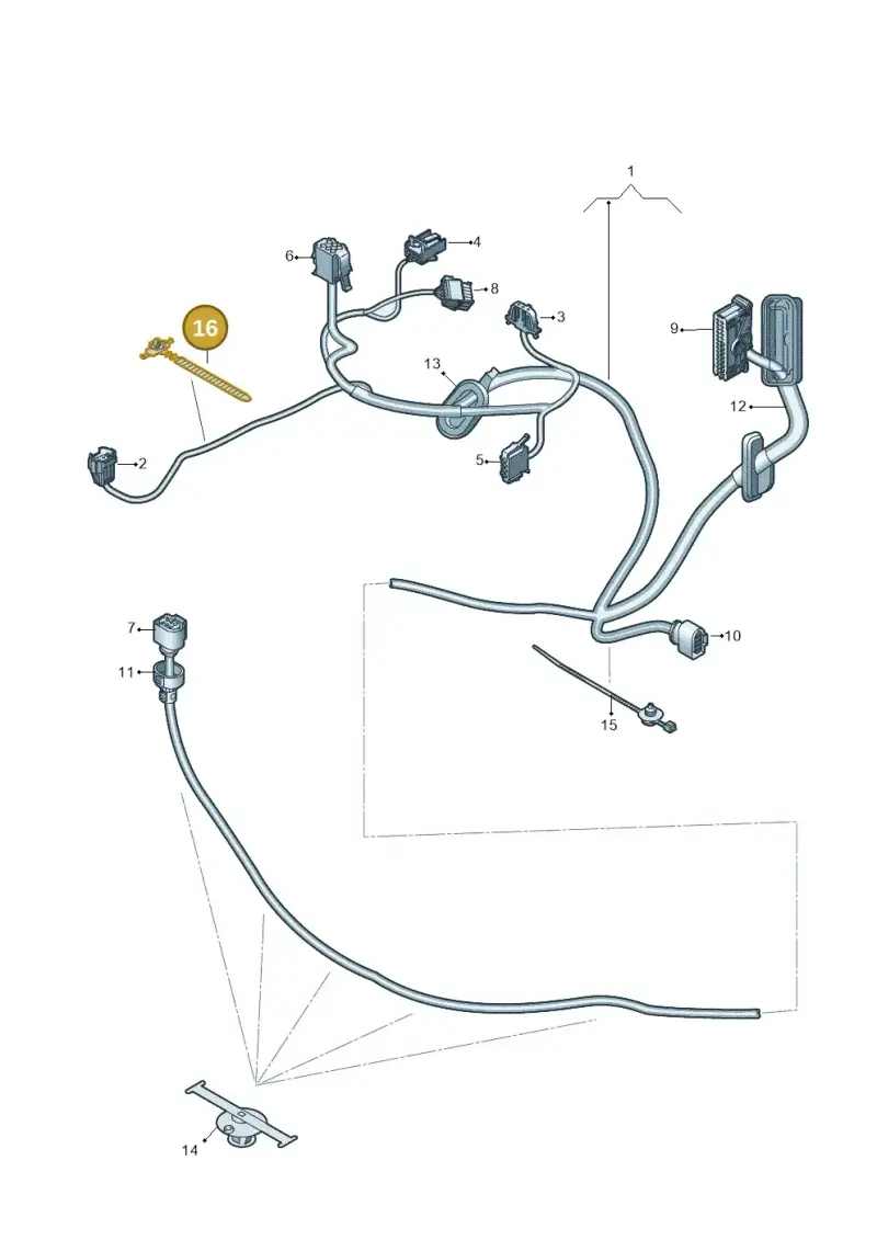 3D0971818 — SEAT Mii electric (2020-2021) diagram 772972330, position 16