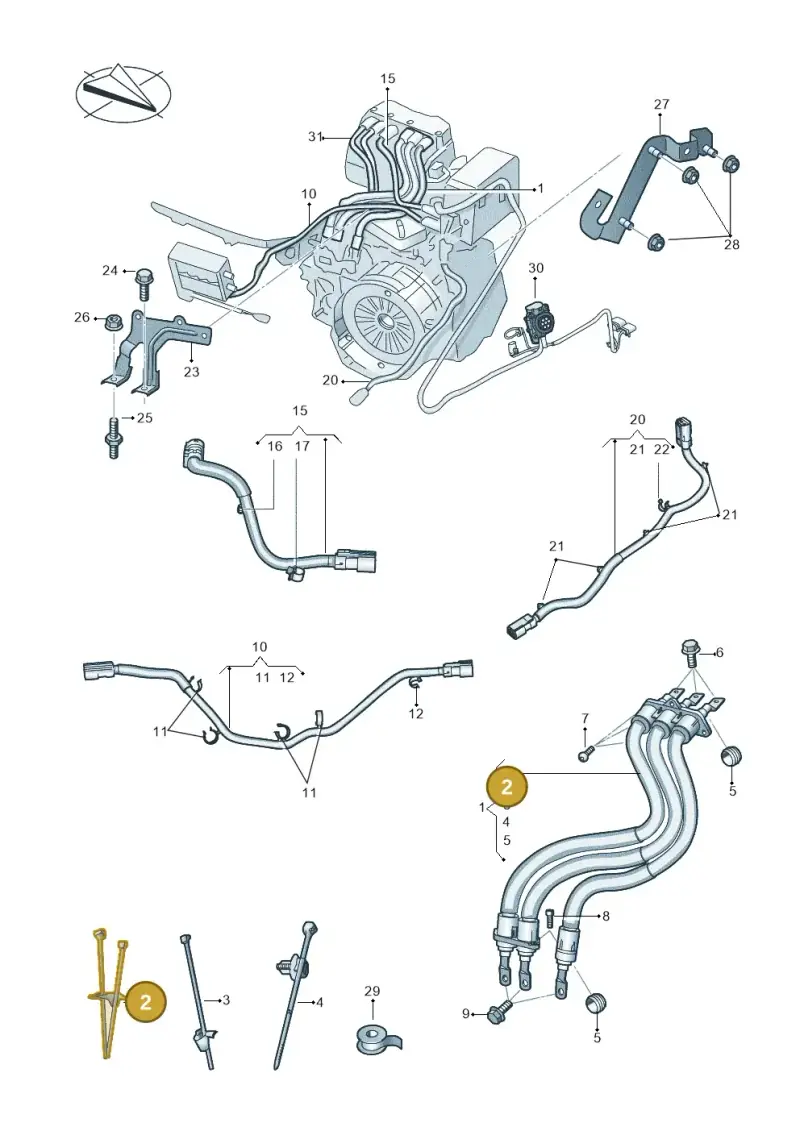 3D0971838F — SEAT Formentor TSI CUPRA (2020-) diagram 793970150, position 2