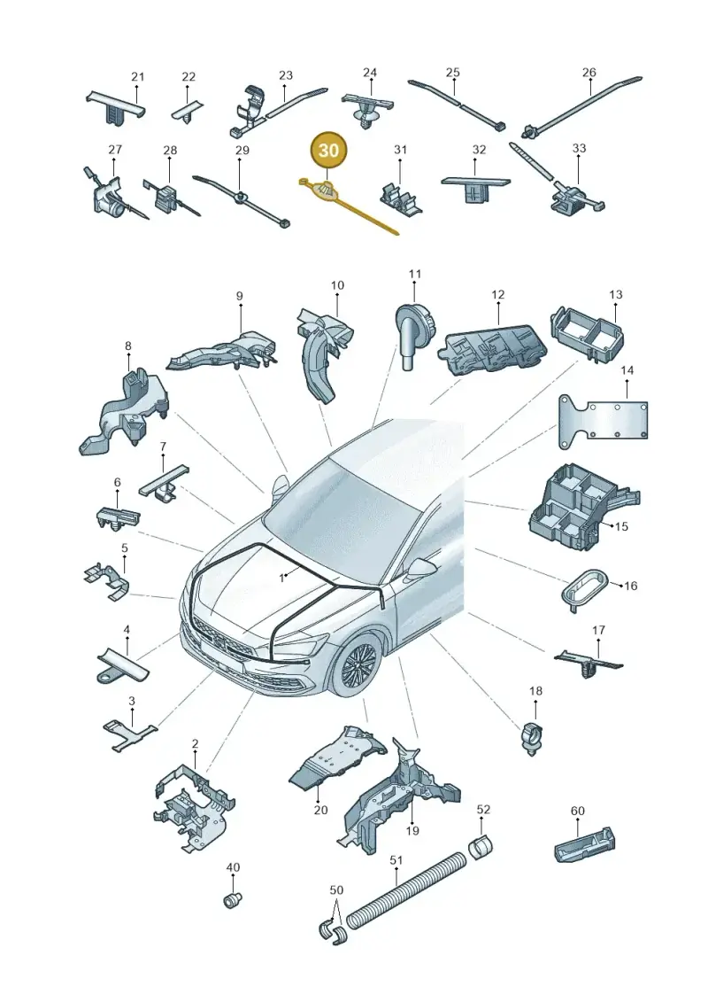 3D0971838N — SEAT Formentor TSI CUPRA (2020-) diagram 5fn971081, position 30