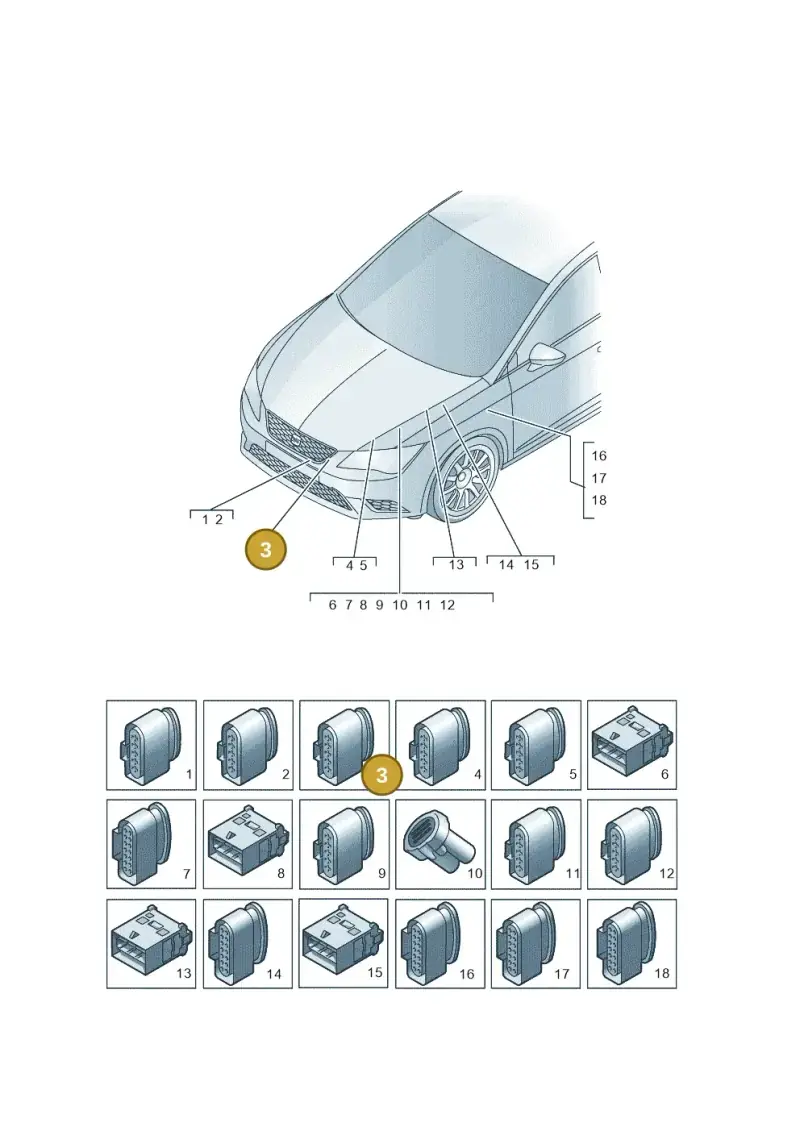 3D0973724F — SEAT Toledo Reference (2015-2019) diagram 742971860, position 3