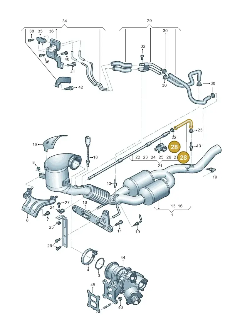 3G0131213 — SEAT Formentor TSI CUPRA (2020-) diagram 834253026, position 28