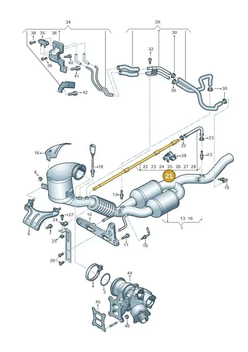 3G0131553B — SEAT Formentor TSI CUPRA (2020-) diagram 834253026, position 21