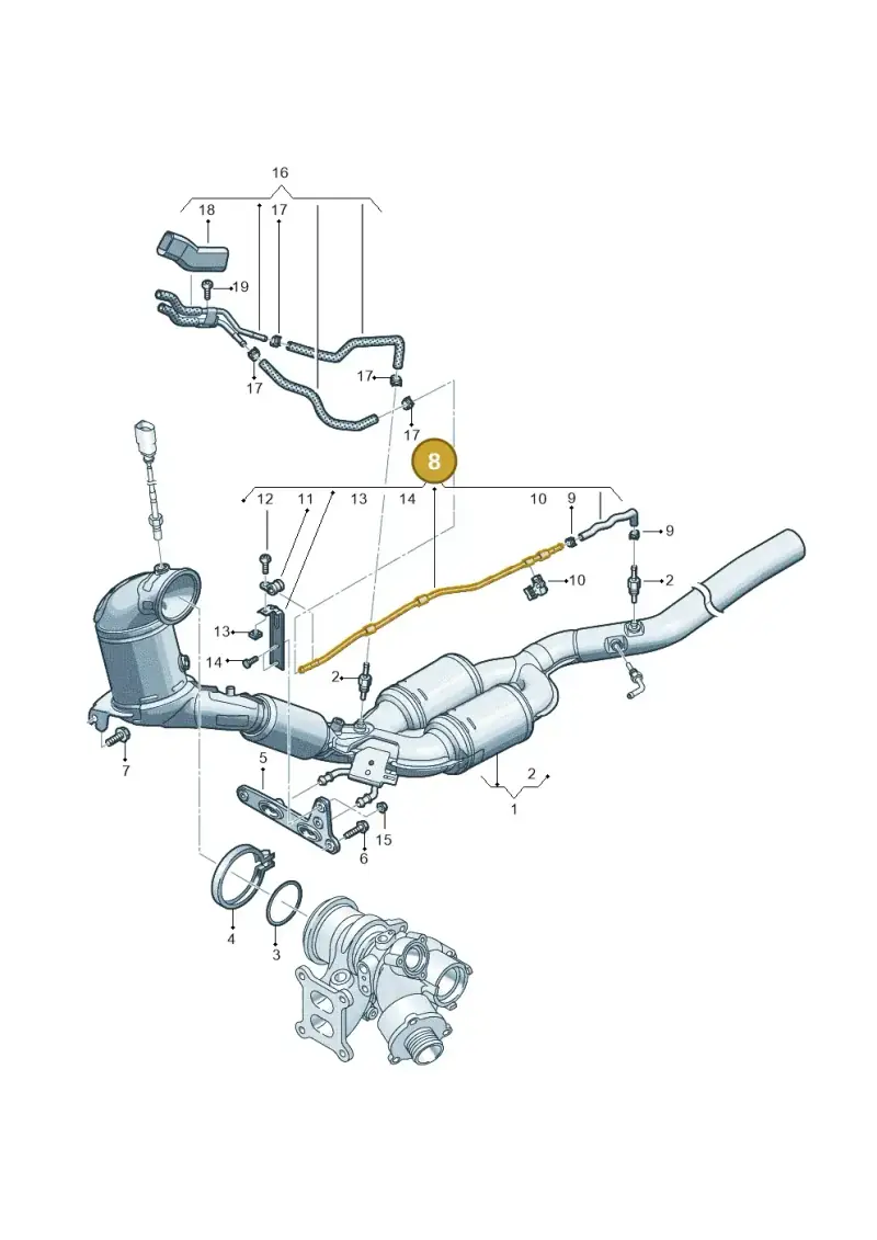 3G0131553C — SEAT 578 platform diagram 3j0253222, position 8