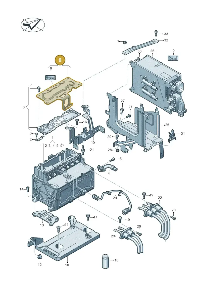 3G0907300B — SEAT Formentor TSI CUPRA (2020-) diagram 793907800, position 8
