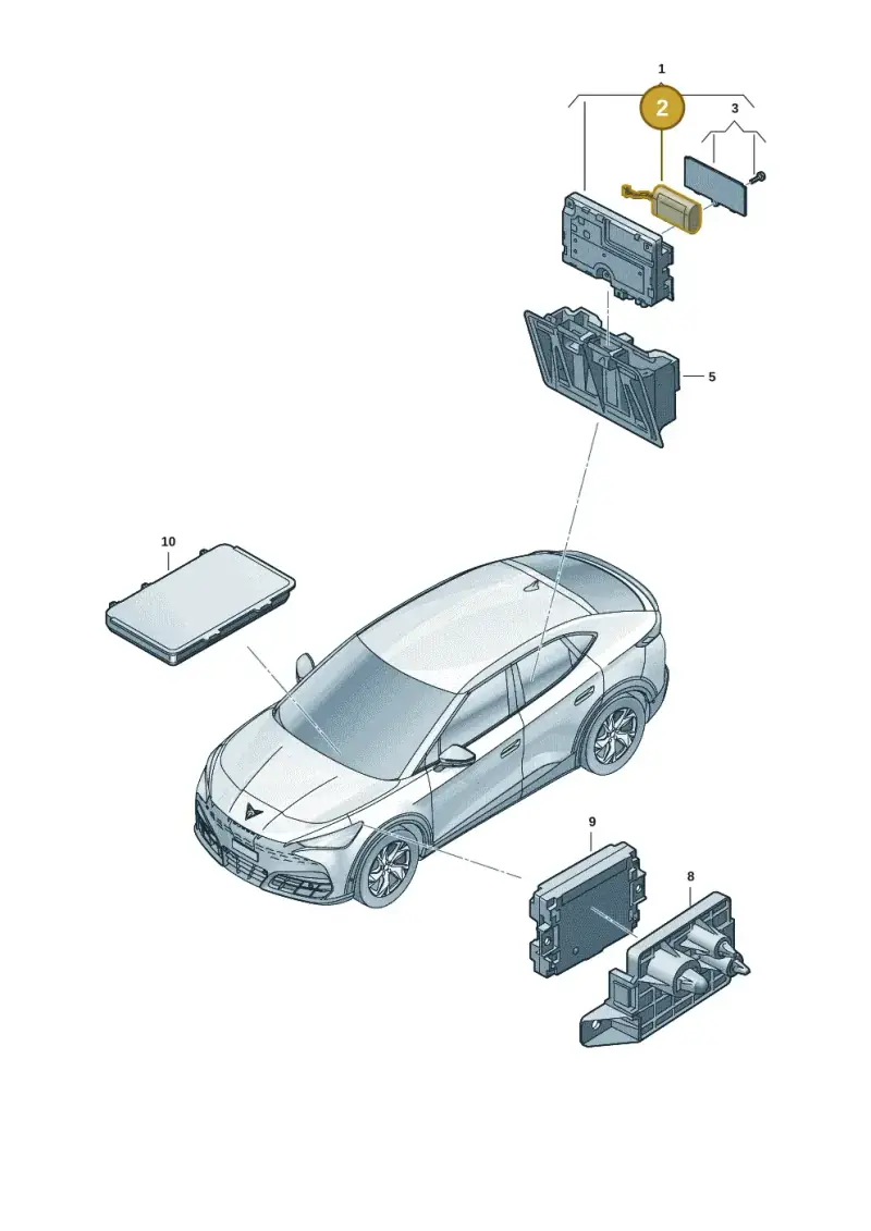 3G0915089 — SEAT Tavascan Cupra (2023-) diagram 20h035060, position 2