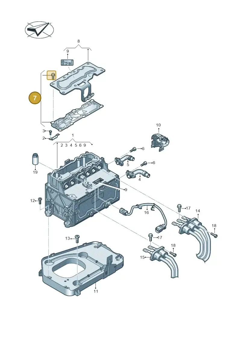 3G0998152B — SEAT Mii electric (2020-2021) diagram 899907850, position 7