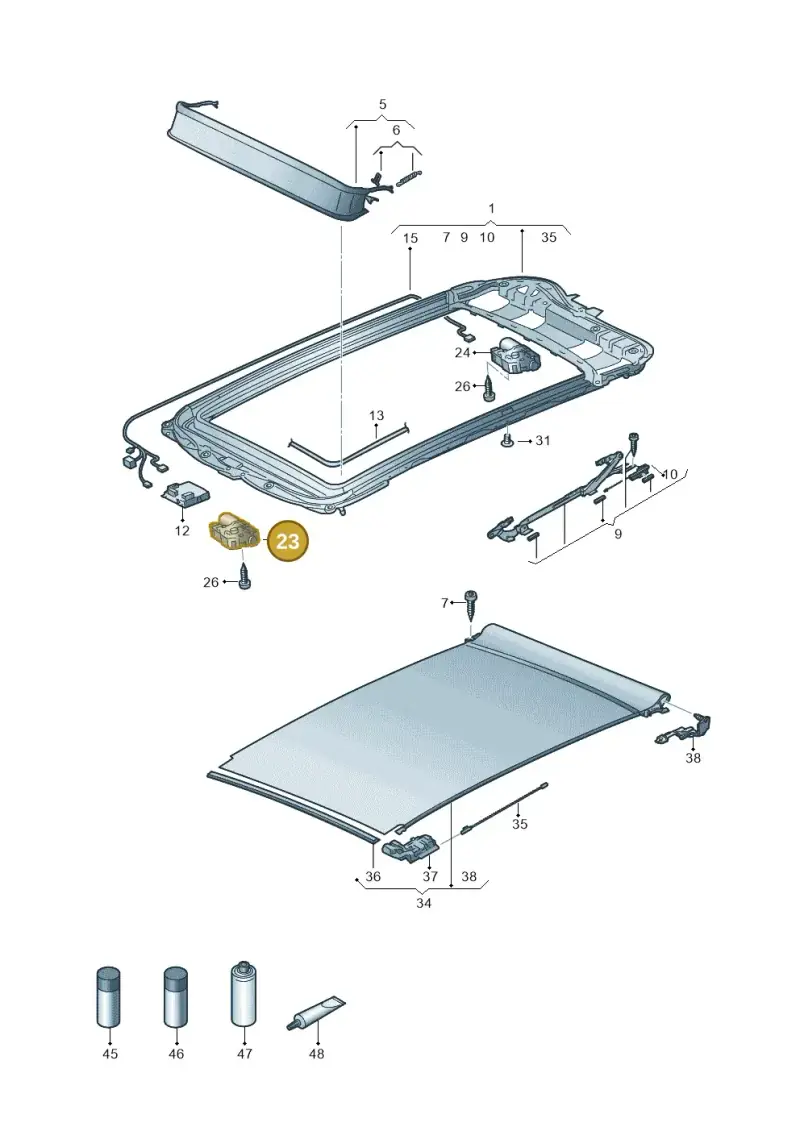 3G5877795 — SEAT Formentor TSI CUPRA (2020-) diagram 813877100, position 23