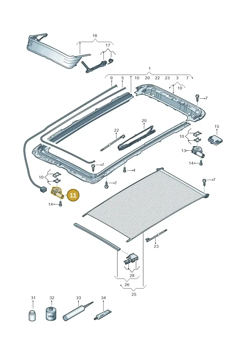 3G9877795J — SEAT Leon style (2019-) diagram 793877200, position 11