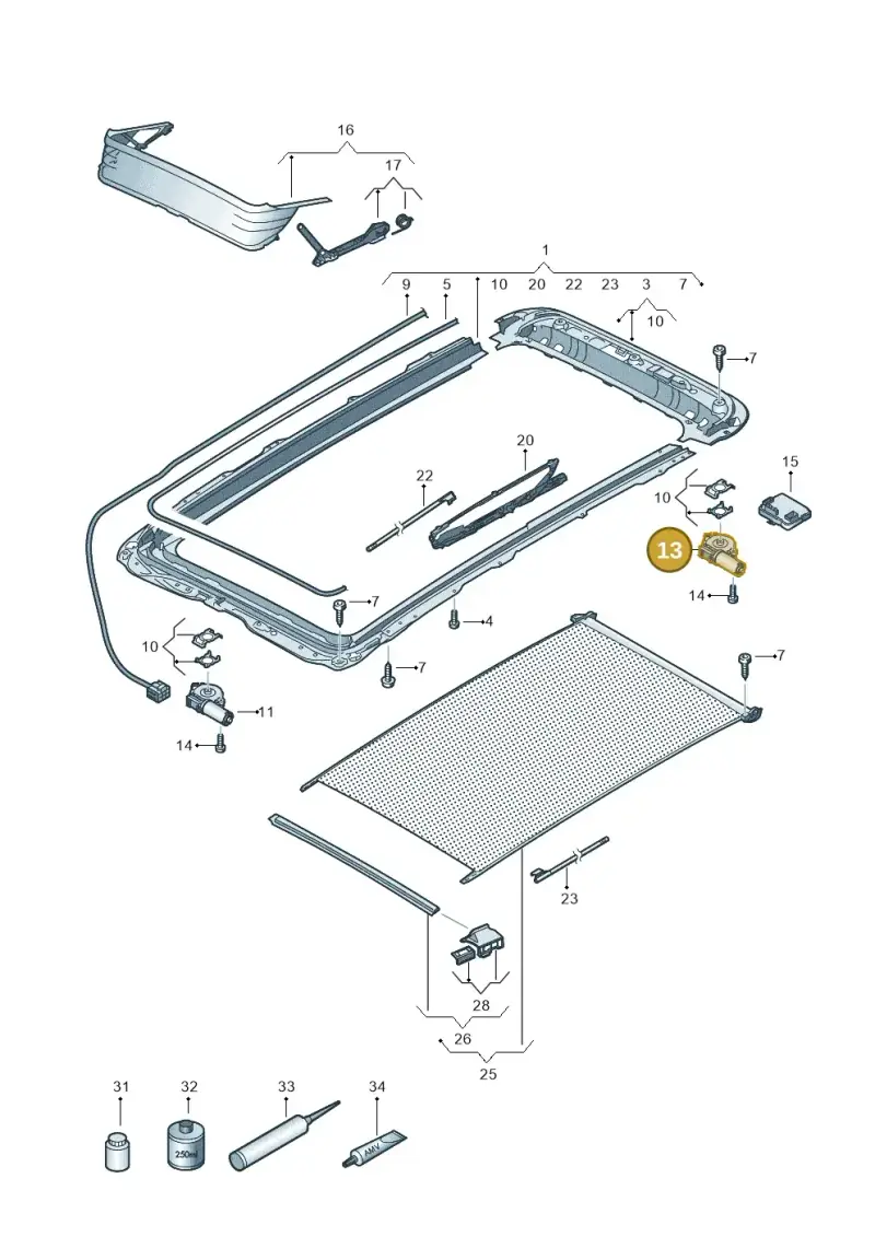 3G9877795K — SEAT Leon style (2019-) diagram 793877200, position 13