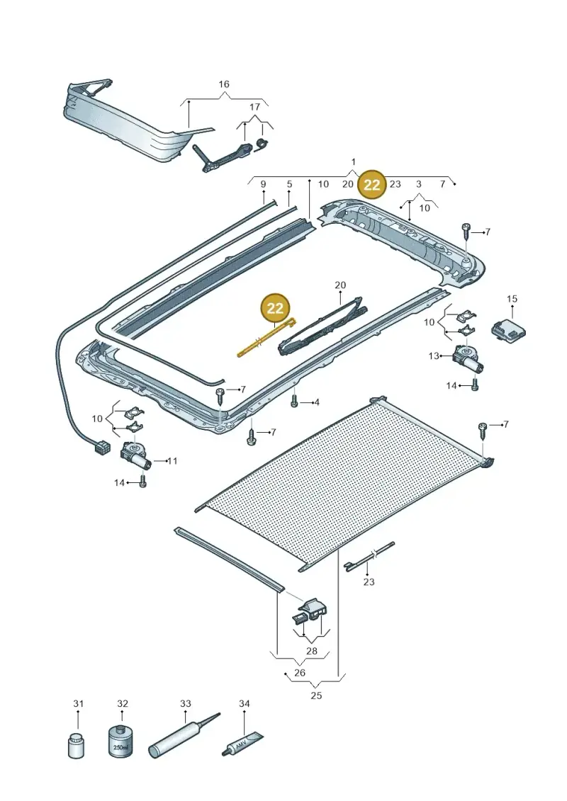 3G9898870 — SEAT Leon style (2019-) diagram 793877200, position 22