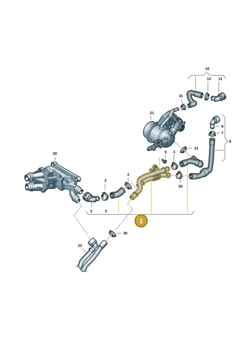 3Q0121064AE — SEAT Leon style (2019-) diagram 793121115, position 1