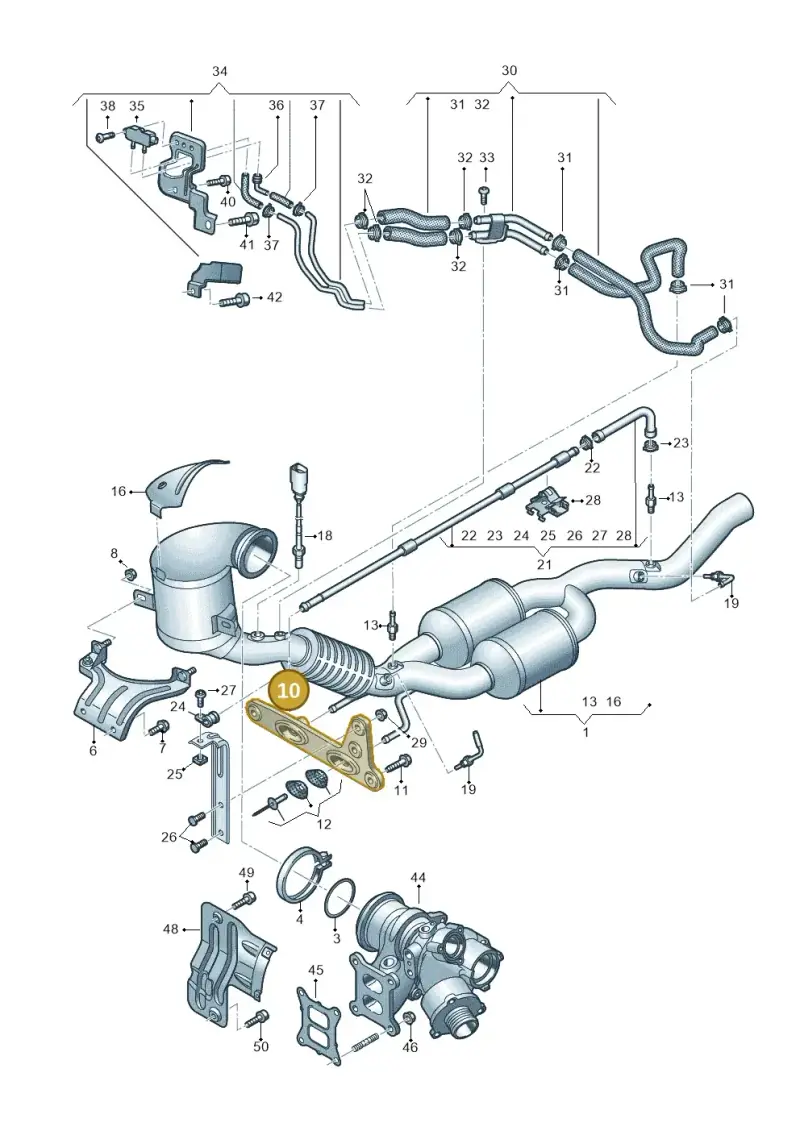 3Q0253144C — SEAT Leon style (2019-) diagram 597253350, position 10