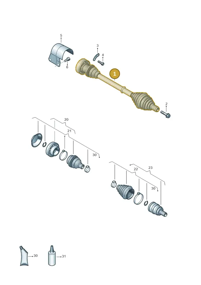3Q0407271AB — SEAT Tarraco FR (2018-2024) diagram 884407200, position 1