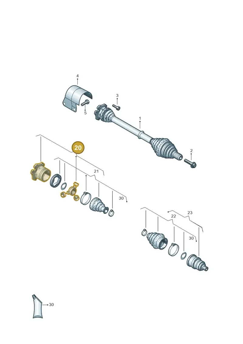 3Q0498103B — SEAT Ateca Style (2016-) diagram 827407250, position 20