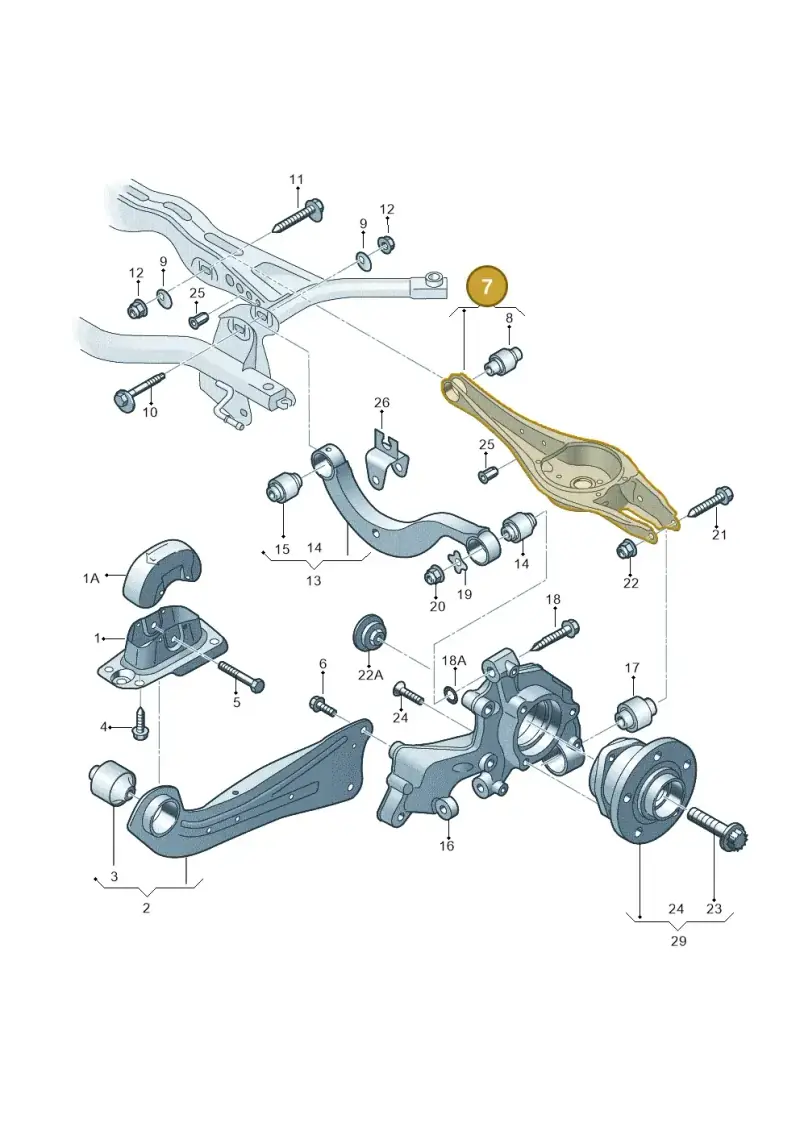 3Q0505311G — SEAT Tarraco FR (2018-2024) diagram 804505300, position 7