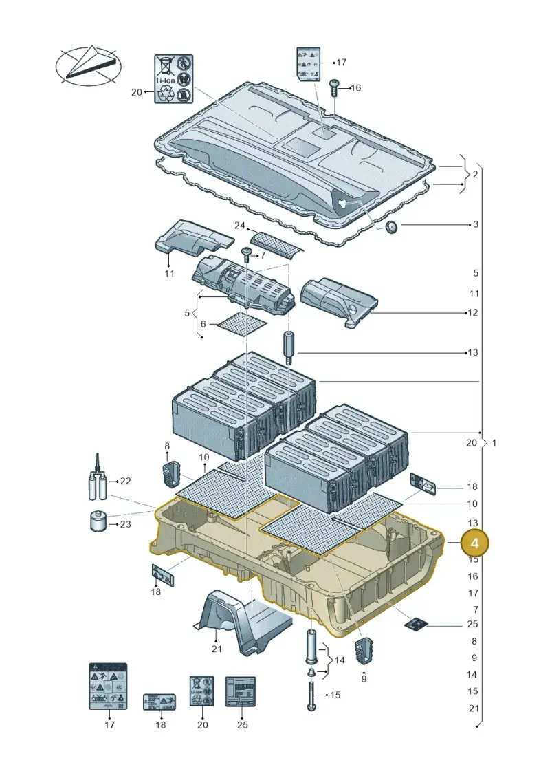 3Q0804842K — SEAT Formentor TSI CUPRA (2020-) diagram 793915550, position 4