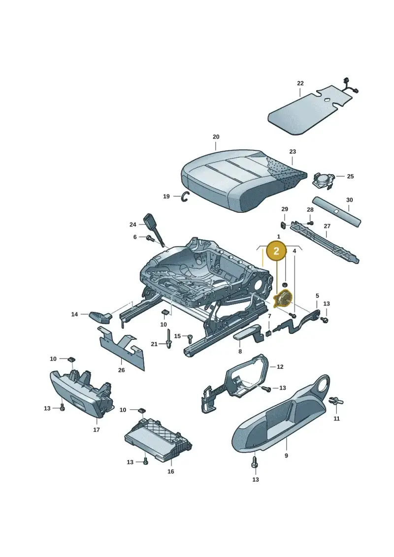 3Q0881054 — SEAT Formentor TSI CUPRA (2020-) diagram 5fn881000, position 2