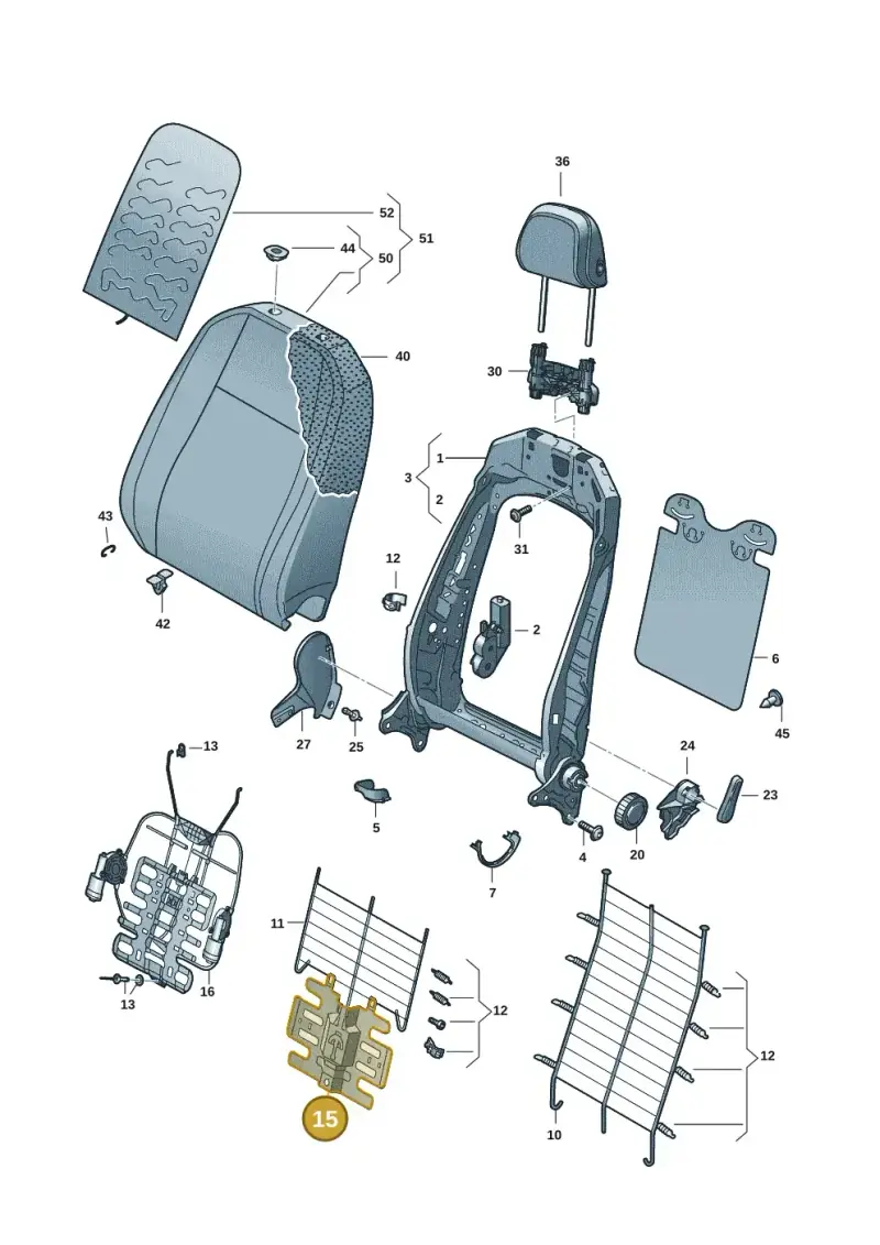 3Q0881880 — SEAT Formentor TSI CUPRA (2020-) diagram 5fn881050, position 15