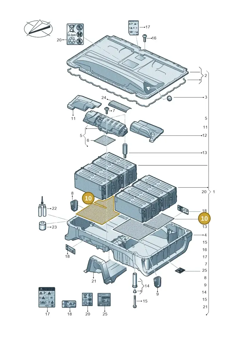 3Q0907352 — SEAT Formentor TSI CUPRA (2020-) diagram 793915550, position 10