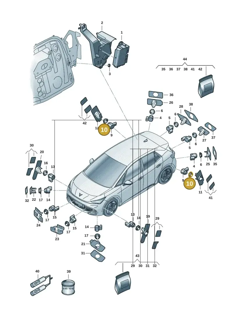 3Q0919133 — SEAT Tavascan Cupra (2023-) diagram 10s919000, position 10