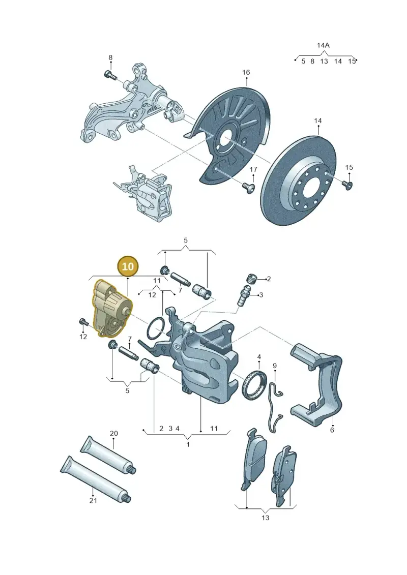 3Q0998281 — SEAT Ateca Style (2016-) diagram 745615610, position 10