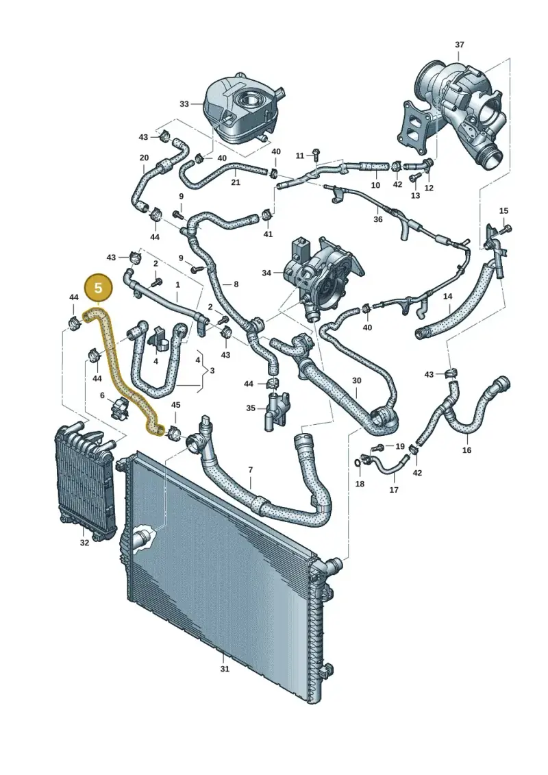 3WA122051M — SEAT Leon style (2019-) diagram 596121059, position 5