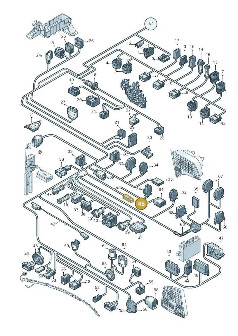 431971995 — SEAT Exeo ST Reference (2008-2011) diagram 454971810, position 45