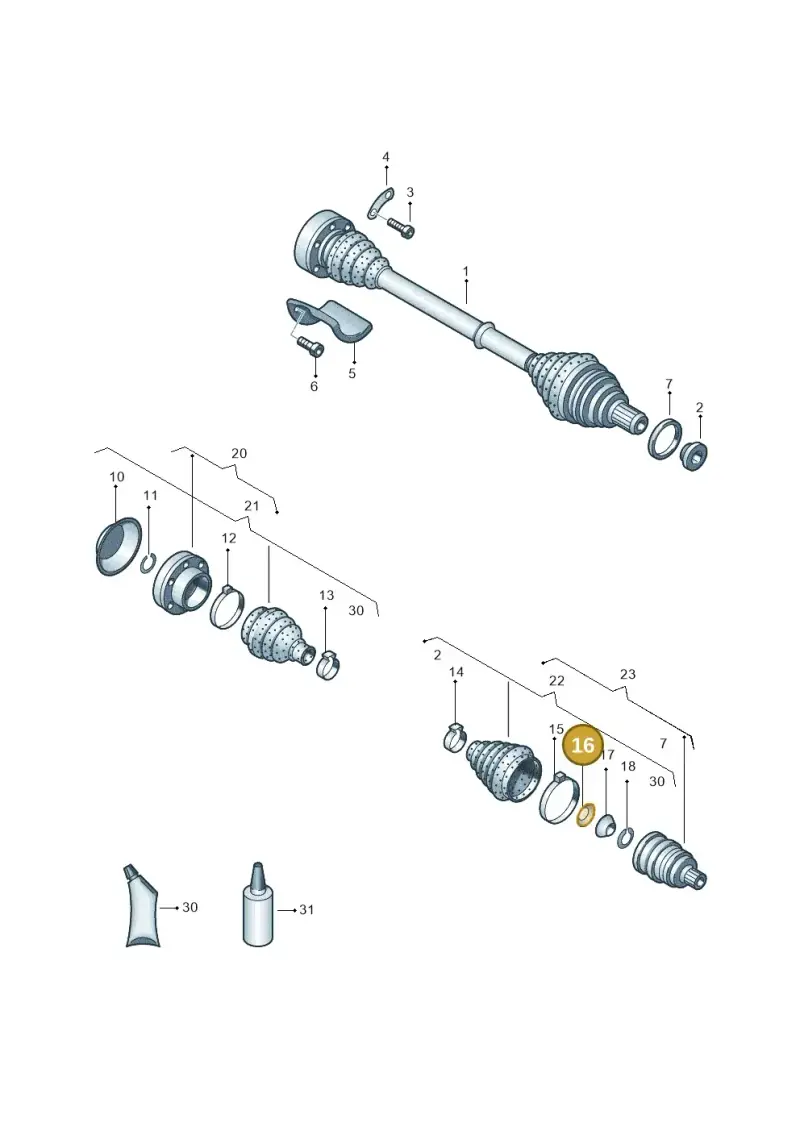 441407287 — SEAT IBIZA                  06> (2005-) diagram 461407400, position 16