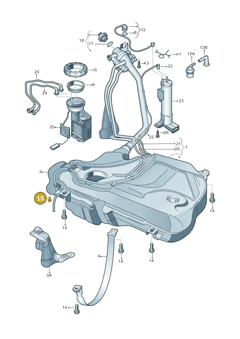 441863987B — SEAT Ibiza Stylance (2015-) diagram 672201050, position 15