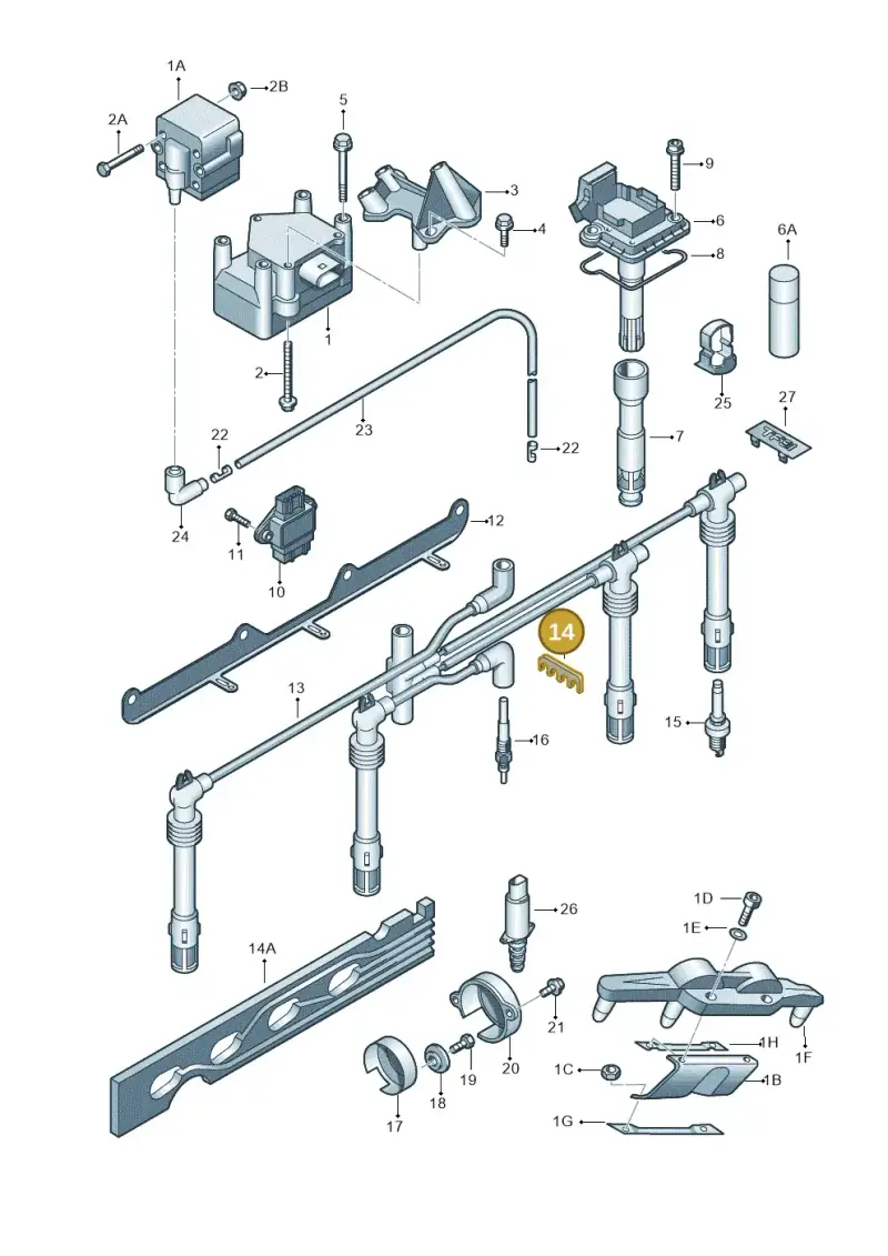 441971848A — SEAT IBIZA                  06> (2005-) diagram 649905000, position 14