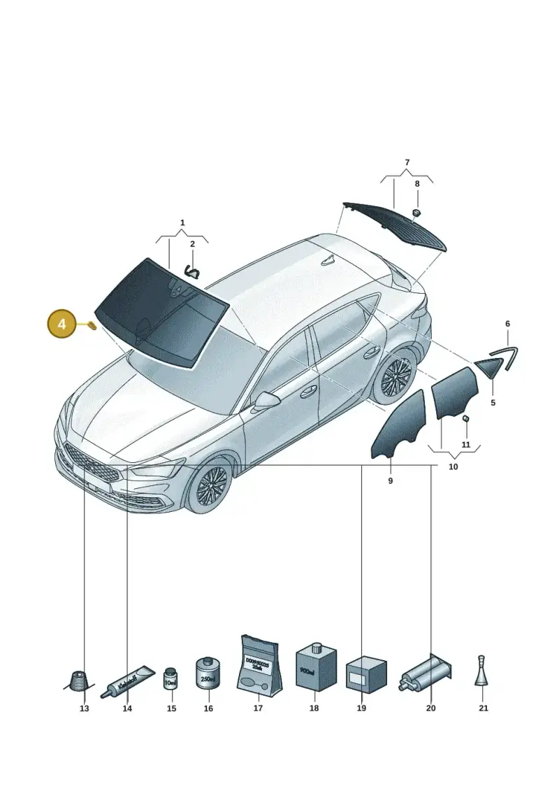 443845631A — SEAT Formentor TSI CUPRA (2020-) diagram 5fn845000, position 4