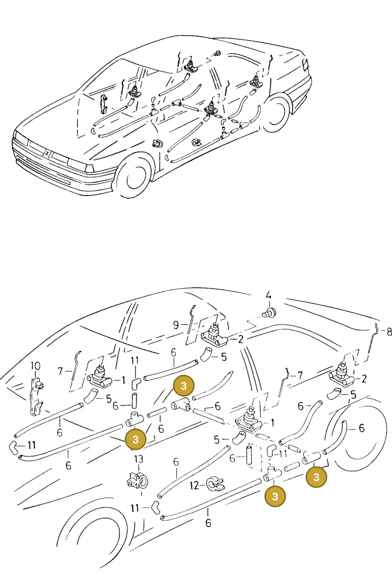 447711758 — SEAT TOLEDO        SEAT MOD.97>99 (1996-1999) diagram 130862000, position 3