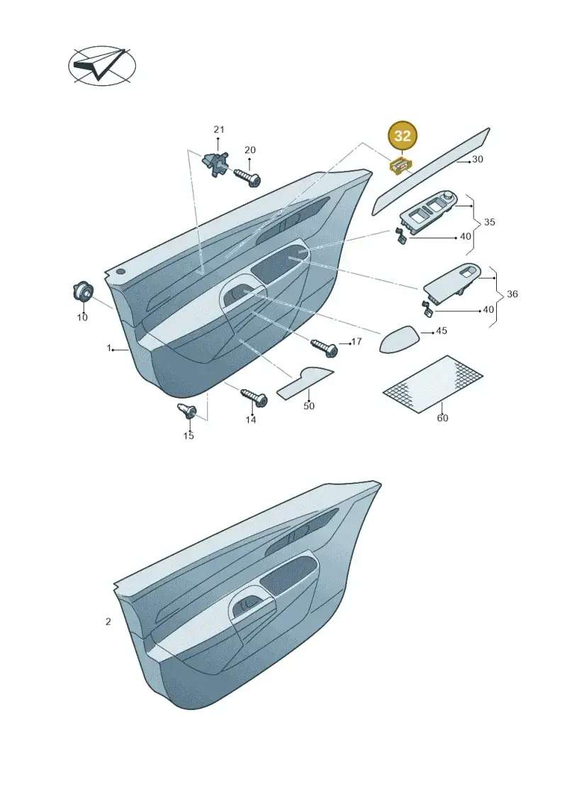 4A0853107 — SEAT Alhambra Stylance (2015-2022) diagram 689867000, position 32