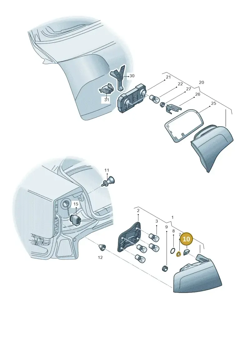 4A0877665 — SEAT Exeo ST Reference (2008-2011) diagram 454945000, position 10