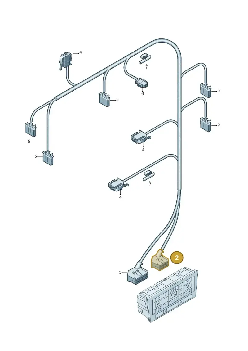4A0972883 — SEAT Exeo ST Reference (2008-2011) diagram 249972600, position 2