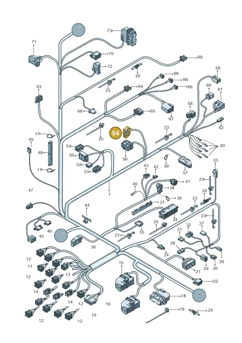 4A0972883C — SEAT Ibiza Reference (2012-2012) diagram 639971820, position 54