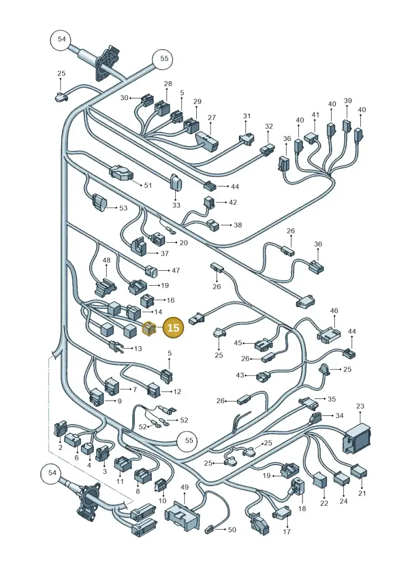 4B0937527 — SEAT Altea XL Reference (2013-2013) diagram 418971840, position 15