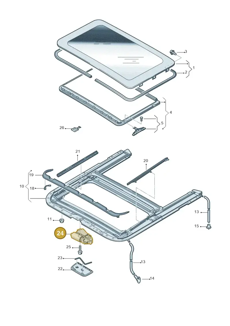 4B0959591K — SEAT Exeo ST Reference (2008-2011) diagram 219877100, position 24