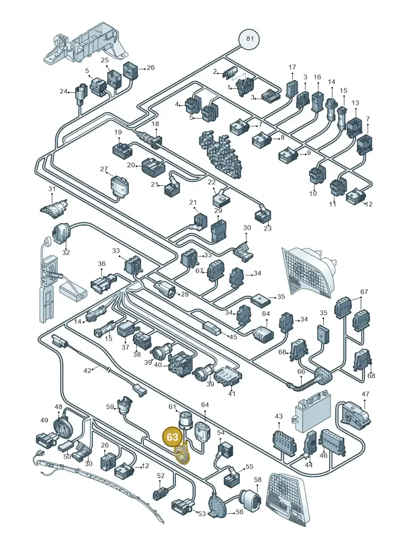 4B0971908 — SEAT Exeo ST Reference (2008-2011) diagram 454971810, position 63