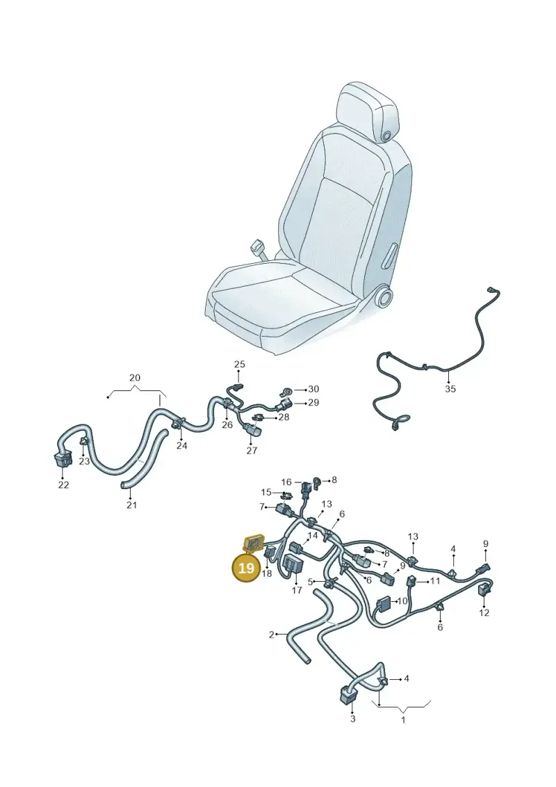 4B0973721 — SEAT Tarraco FR (2018-2024) diagram 591972026, position 19
