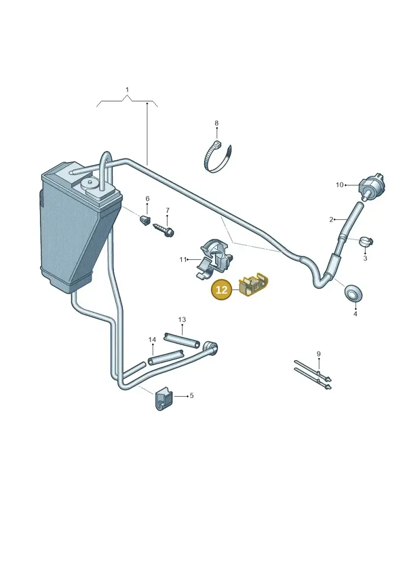 4D0201278Q — SEAT Exeo ST Reference (2008-2011) diagram 273201950, position 12
