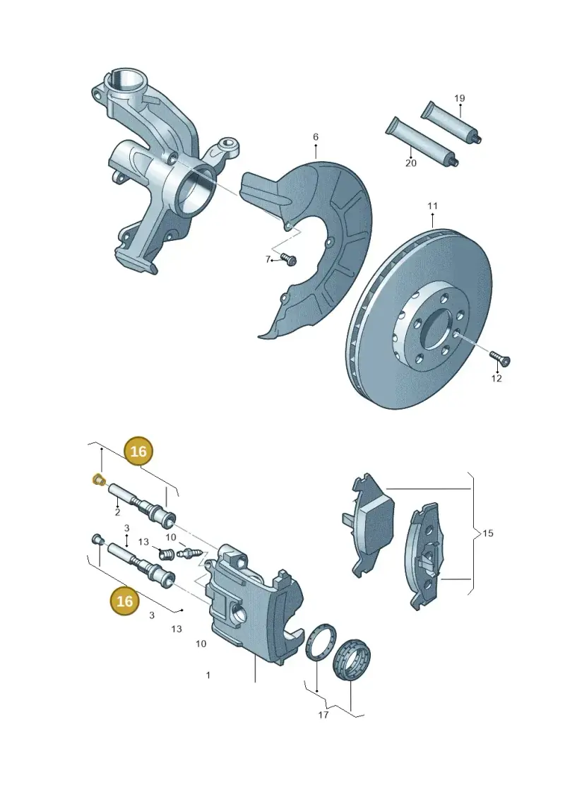 4D0698647 — SEAT Ibiza Reference (2011-2012) diagram 672615160, position 16