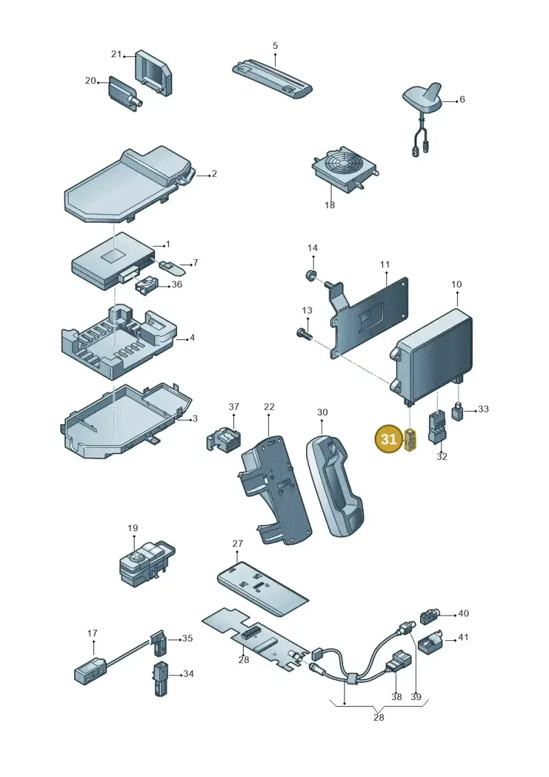 4E0035576K — SEAT Exeo ST Reference (2008-2011) diagram 454035550, position 31