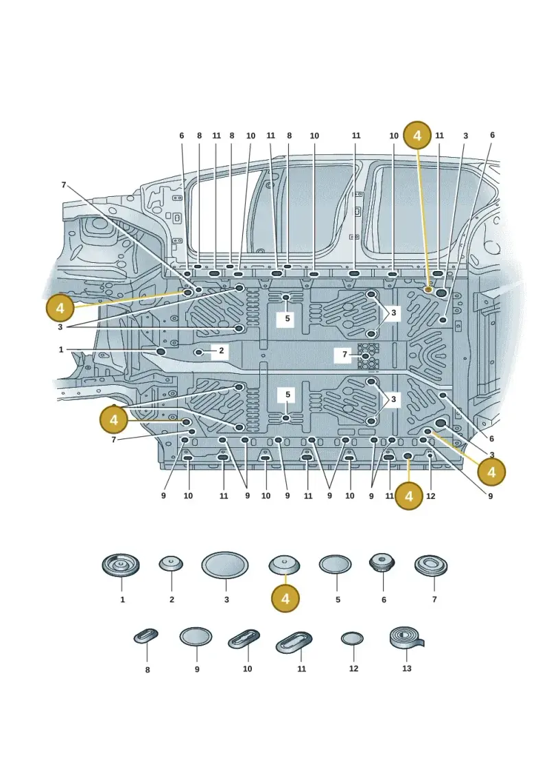 4E0804297 — SEAT Tavascan Cupra (2023-) diagram 20h803037, position 4